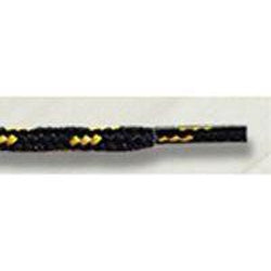 Round Athletic Laces - Dual Tone Black/Yellow (2 Pair Pack) Shoelaces from Shoelaces Express