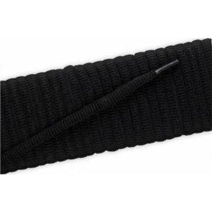 Oval Athletic Laces - Black (2 Pair Pack) Shoelaces from Shoelaces Express
