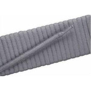 Oval Athletic Laces - Gray (2 Pair Pack) Shoelaces from Shoelaces Express