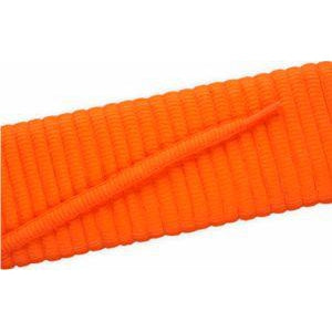 Oval Athletic Laces - Neon Orange (2 Pair Pack) Shoelaces from Shoelaces Express