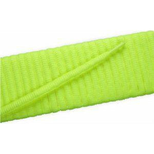 Oval Athletic Laces - Neon Yellow (2 Pair Pack) Shoelaces from Shoelaces Express