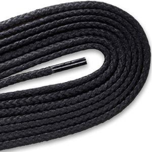 Boot/High Top Waxed Laces - Black (2 Pair Pack) Shoelaces from Shoelaces Express