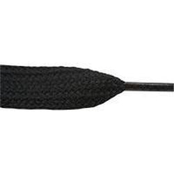 Wide 3/4" Laces - Black (1 Pair Pack) Shoelaces from Shoelaces Express