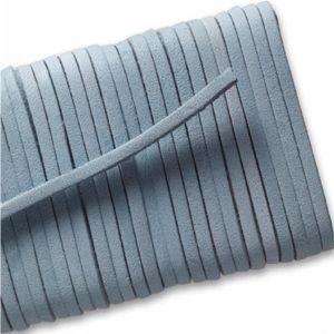 Square Leather Laces - Light Blue (1 Pair Pack) Shoelaces from Shoelaces Express