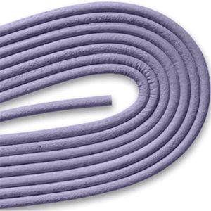 Round Smooth Leather Laces - Lilac (1 Pair Pack) Shoelaces from Shoelaces Express