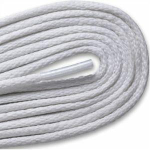 Waxed Thin Round Dress Laces - White (2 Pair Pack) Shoelaces from Shoelaces Express