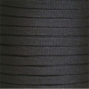 Spool - Flat Tubular Athletic - Black (144 yards) Shoelaces from Shoelaces Express