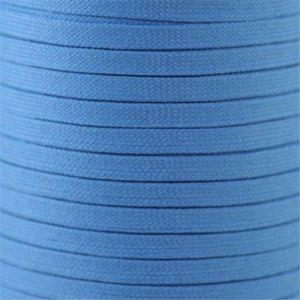 Flat Athletic Laces Custom Length with Tip - Light Blue (1 Pair Pack) Shoelaces from Shoelaces Express