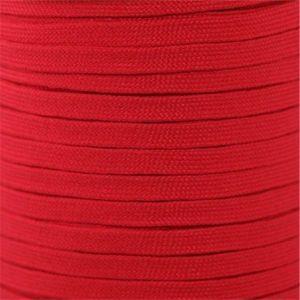 Flat Athletic Laces Custom Length with Tip - Red (1 Pair Pack) Shoelaces from Shoelaces Express