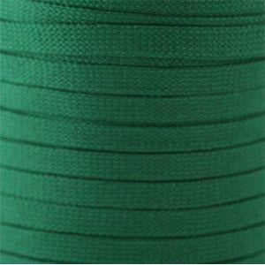 Flat Tubular Athletic Laces Custom Length with Tip - Kelly Green (1 Pair Pack) Shoelaces from Shoelaces Express
