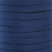 Flat Tubular Athletic Laces Custom Length with Tip - Navy (1 Pair Pack) Shoelaces from Shoelaces Express