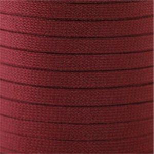 Flat Tubular Athletic Laces Custom Length with Tip - Maroon (1 Pair Pack) Shoelaces from Shoelaces Express