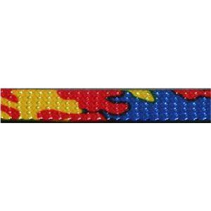 Glitter Flat Laces Custom Length with Tip - Colorful Camouflage (1 Pair Pack) Shoelaces from Shoelaces Express