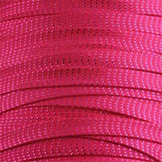 Glitter Flat Laces Custom Length with Tip - Hot Pink (1 Pair Pack) Shoelaces from Shoelaces Express