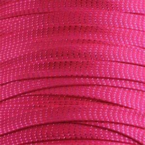Glitter Flat Laces Custom Length with Tip - Hot Pink (1 Pair Pack) Shoelaces from Shoelaces Express