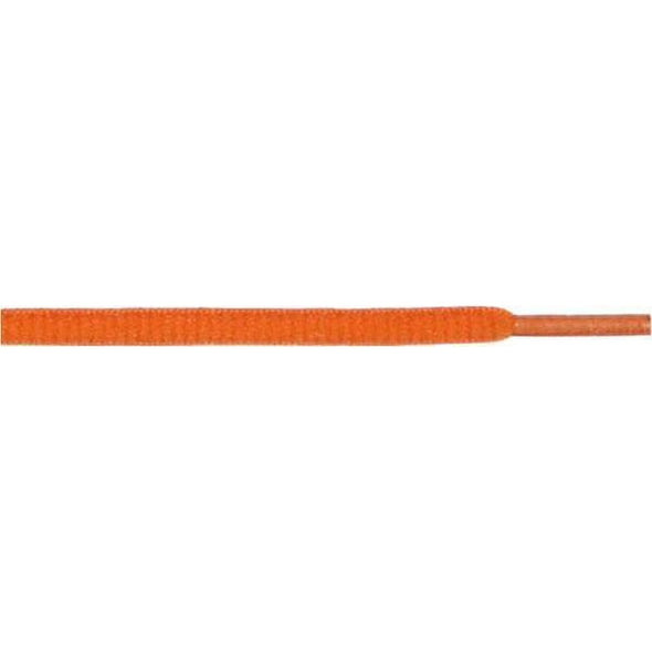 Wholesale Oval 1/4" - Orange (12 Pair Pack) Shoelaces from Shoelaces Express