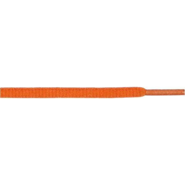 Oval 1/4" - Orange (12 Pair Pack) Shoelaces from Shoelaces Express