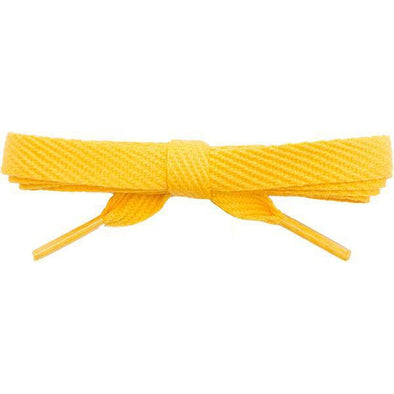 Cotton Flat 3/8" - Gold (12 Pair Pack) Shoelaces Shoelaces from Shoelaces Express