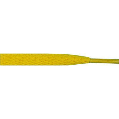 Athletic Flat 5/16" - Yellow (12 Pair Pack) Shoelaces Shoelaces from Shoelaces Express