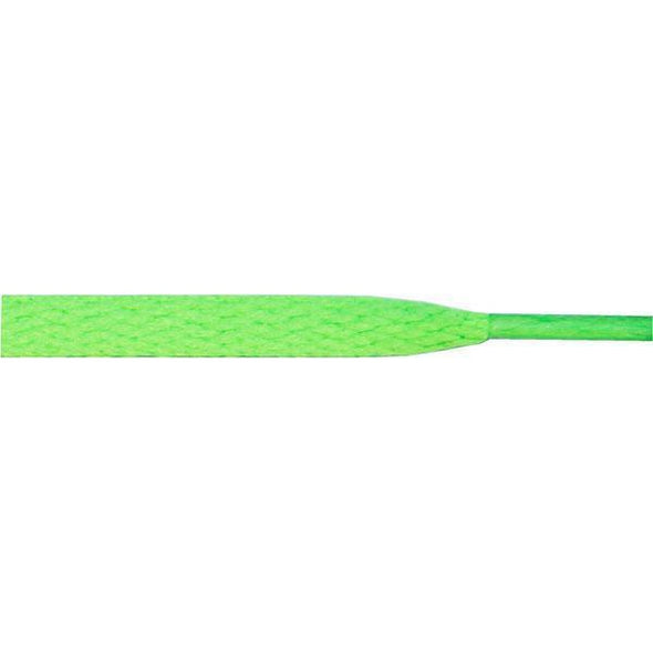 Athletic Flat 5/16" - Neon Green (12 Pair Pack) Shoelaces Shoelaces from Shoelaces Express