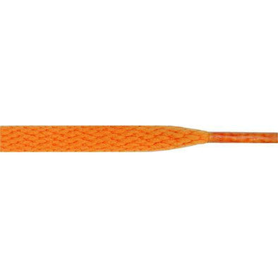 Wholesale Athletic Flat 5/16" - Rocky Top Orange (12 Pair Pack) Shoelaces from Shoelaces Express