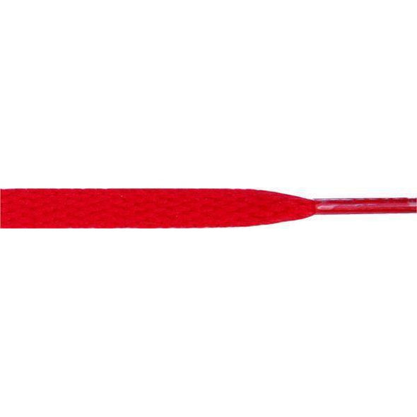 Wholesale Athletic Flat 5/16" - Red (12 Pair Pack) Shoelaces from Shoelaces Express