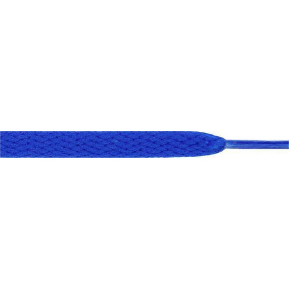 Wholesale Athletic Flat 5/16" - Royal Blue (12 Pair Pack) Shoelaces from Shoelaces Express