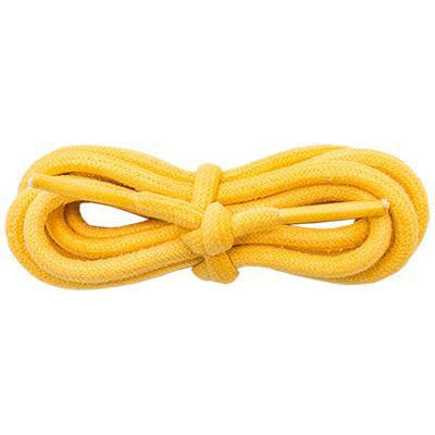 Waxed Cotton 3/16" Round Laces - Gold (2 Pair Pack) Shoelaces from Shoelaces Express