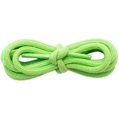 Wholesale Waxed Cotton Round 3/16" - Neon Green (12 Pair Pack) Shoelaces from Shoelaces Express