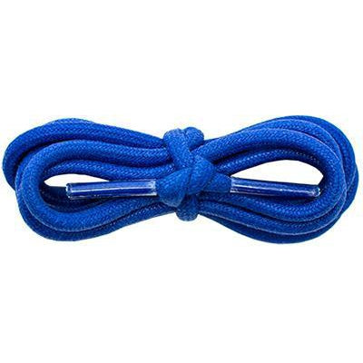 Waxed Cotton 3/16" Round Laces - Royal Blue (2 Pair Pack) Shoelaces from Shoelaces Express