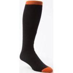 Hook + Albert Merino Over-the-Calf Wool Socks - Black (1 Pair Pack) Shoelaces from Shoelaces Express