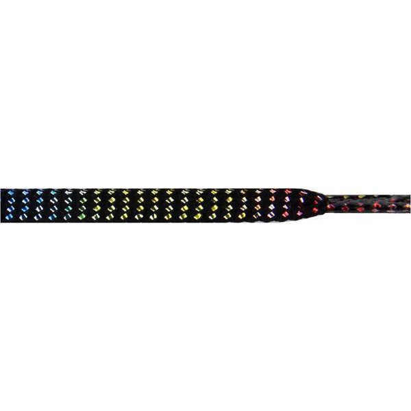 Wholesale Glitter Flat 1/4" - Colorful (12 Pair Pack) Shoelaces from Shoelaces Express