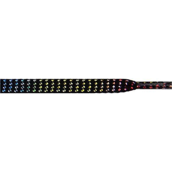 Wholesale Glitter Flat 1/4" - Colorful (12 Pair Pack) Shoelaces from Shoelaces Express