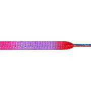 Glitter Flat 3/8" - Rainbow (12 Pair Pack) Shoelaces from Shoelaces Express