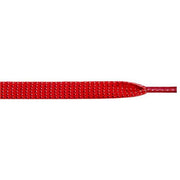 Glitter 3/8" Flat Laces - Red (1 Pair Pack) Shoelaces from Shoelaces Express