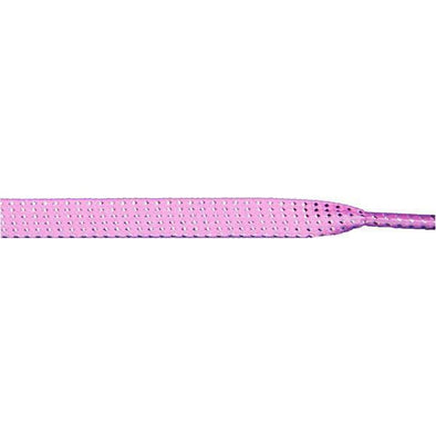 Glitter Flat 3/8" - Light Pink (12 Pair Pack) Shoelaces from Shoelaces Express