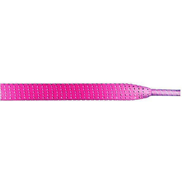 Wholesale Glitter Flat 3/8" - Pink Gradient (12 Pair Pack) Shoelaces from Shoelaces Express