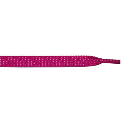 Glitter 3/8" Flat Laces - Hot Pink (1 Pair Pack) Shoelaces from Shoelaces Express