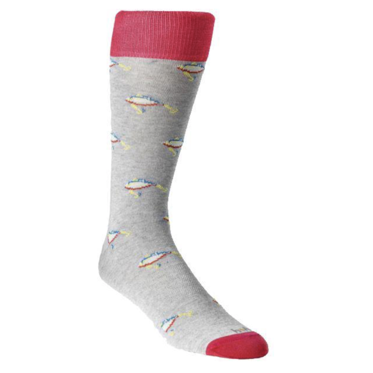 Hook + Albert Dress Socks - Flint Creek Fishing Lures (1 Pair Pack) Shoelaces from Shoelaces Express