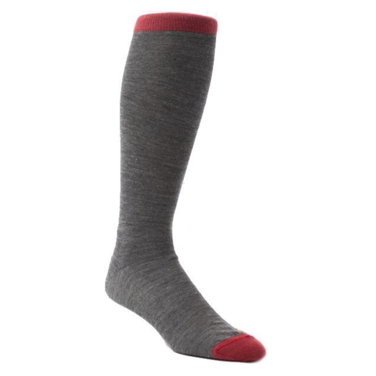Hook + Albert Merino Over-the-Calf Wool Socks - Light Gray (1 Pair Pack) Shoelaces from Shoelaces Express