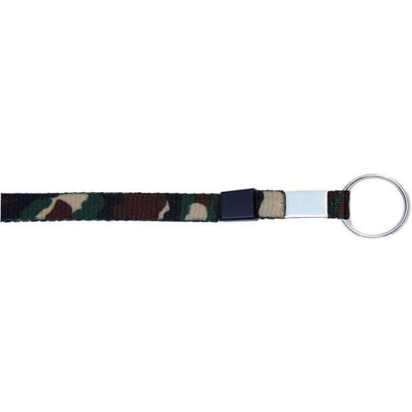 Key Ring 3/8" - Olive Camouflage (12 Pack) Shoelaces from Shoelaces Express
