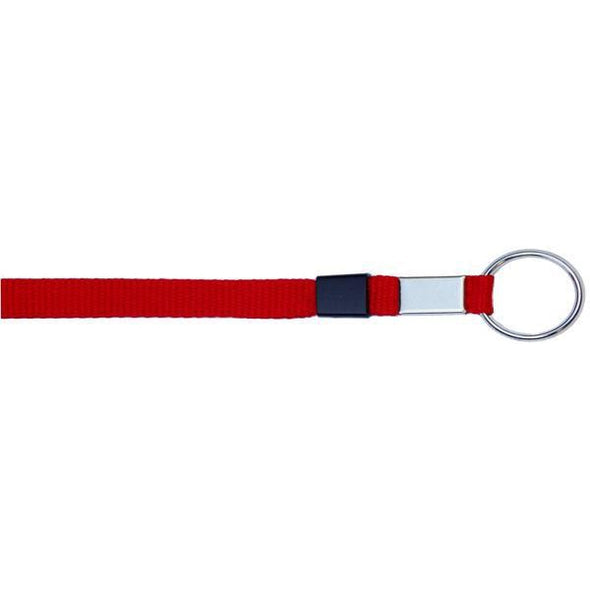 Key Ring 3/8" - Red (12 Pack) Shoelaces from Shoelaces Express