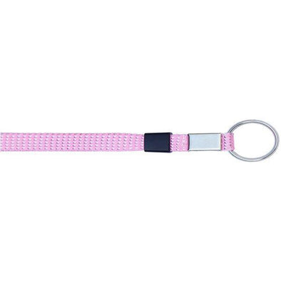 Wholesale Key Ring Glitter 3/8" - Light Pink (12 Pack) Shoelaces from Shoelaces Express