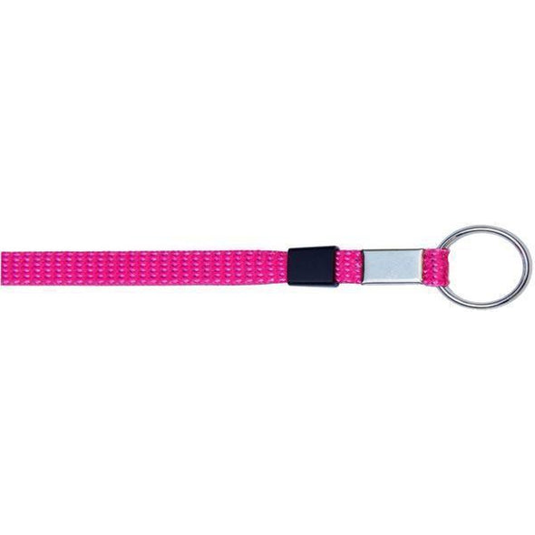 Wholesale Key Ring Glitter 3/8" - Hot Pink (12 Pack) Shoelaces from Shoelaces Express