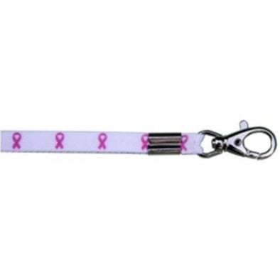 Wholesale Lanyard 3/8" - Pink Ribbon (12 Pack) Shoelaces from Shoelaces Express