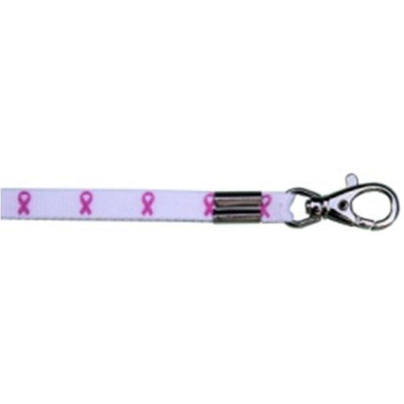 Lanyard 3/8" - Pink Ribbon (12 Pack) Shoelaces from Shoelaces Express