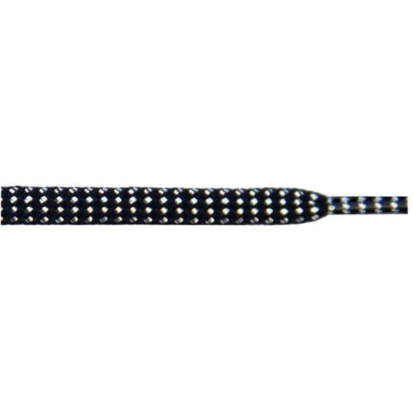 Wholesale Tubular Glitter 5/16" - Black (12 Pair Pack) Shoelaces from Shoelaces Express