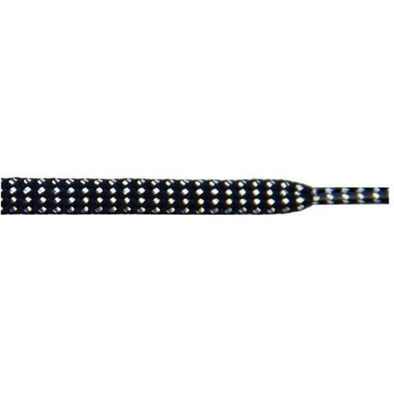 Wholesale Tubular Glitter 5/16" - Black (12 Pair Pack) Shoelaces from Shoelaces Express