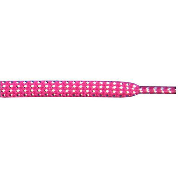 Tubular Glitter 5/16" - Hot Pink (1 Pair Pack) Shoelaces from Shoelaces Express