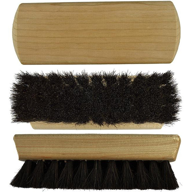 Mini Shoe Shine Brush 100% Horse Hair